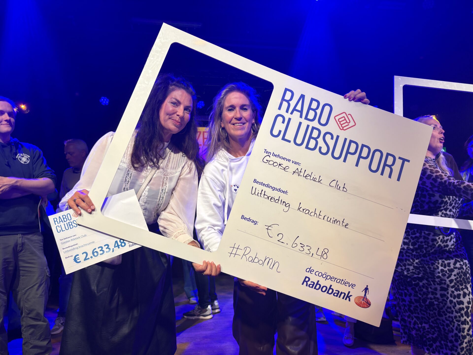 GAC'ers vieren de opbrengst van de Rabo ClubSupport actie